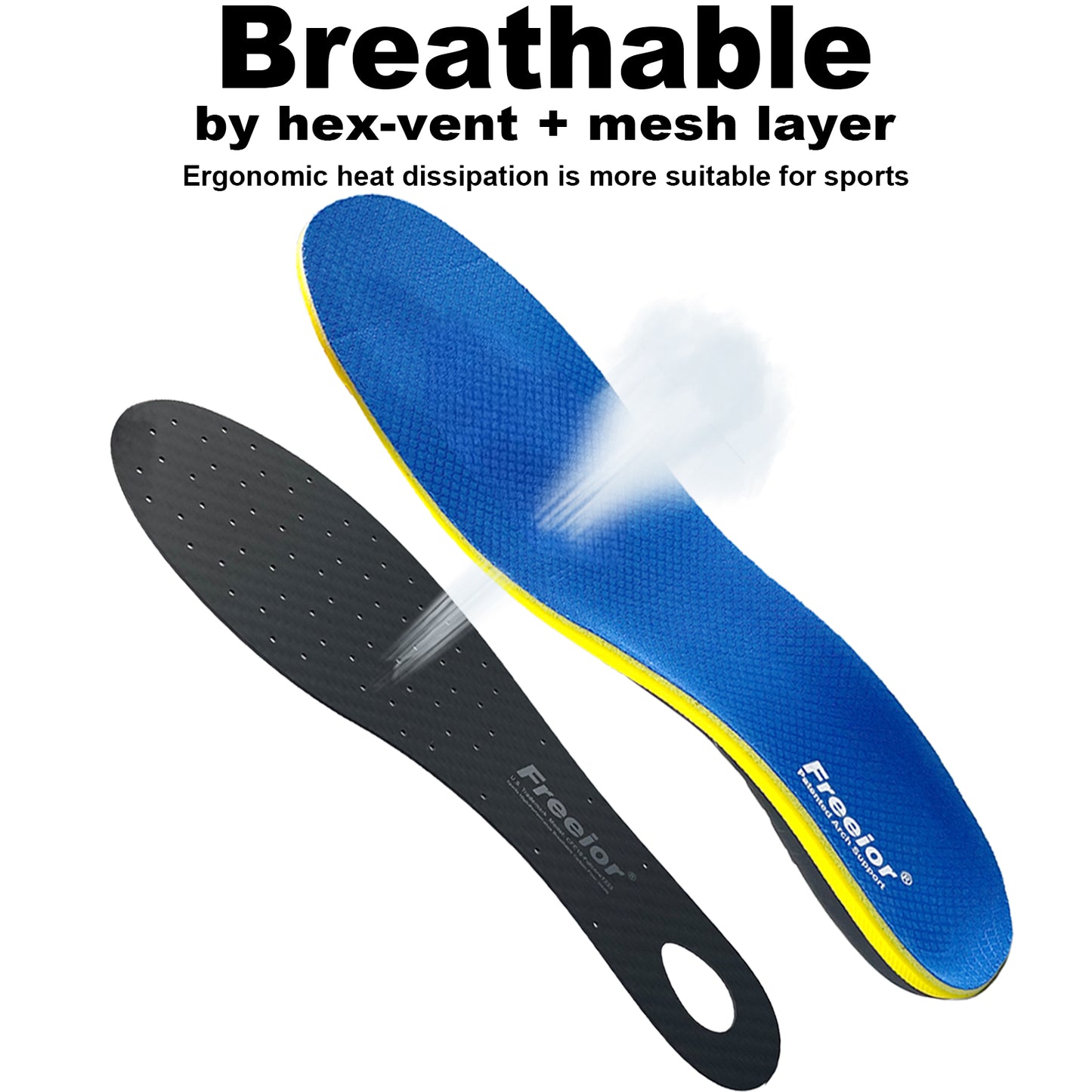 Carbon Fiber Sports Insoles 2-IN-1